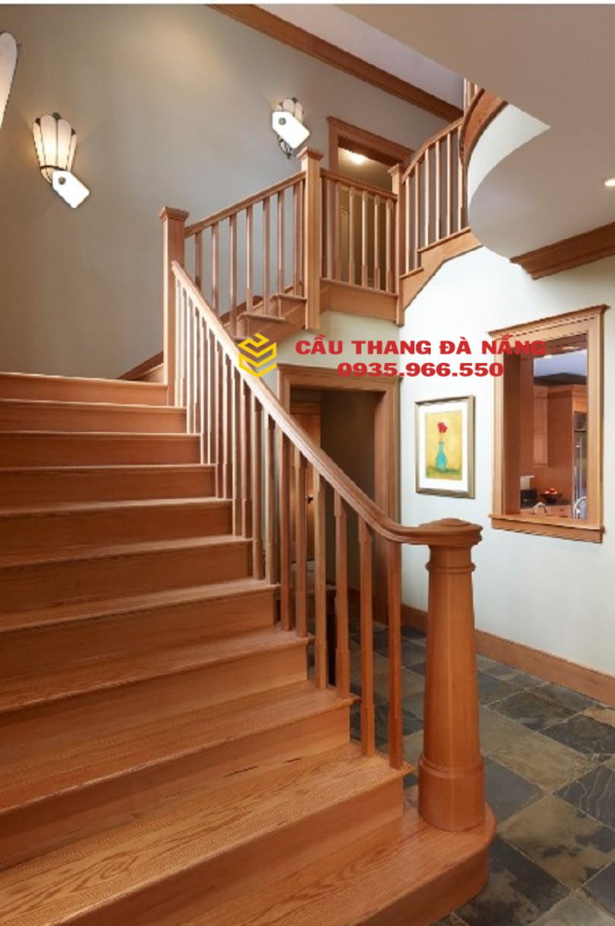 Tổng hợp 50 mẫu lan can cầu thang gỗ đẹp, giá rẻ, sang trọng nhất 2023