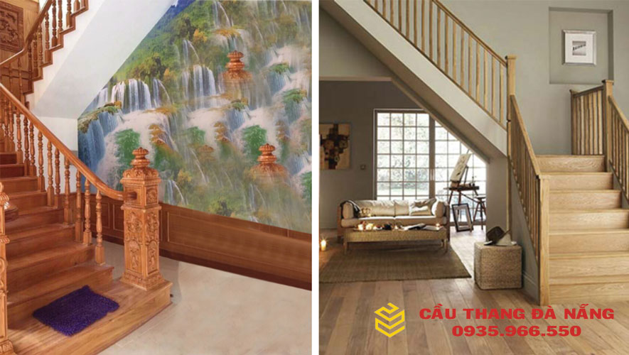 Các  loại gỗ thường được sử dụng khi ốp mặt bậc cầu thang 