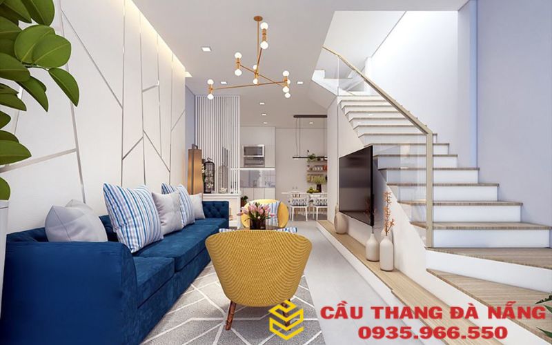 Bố trí cầu thang đúng cách phù hợp với diện tích tổng thể ngôi nhà 