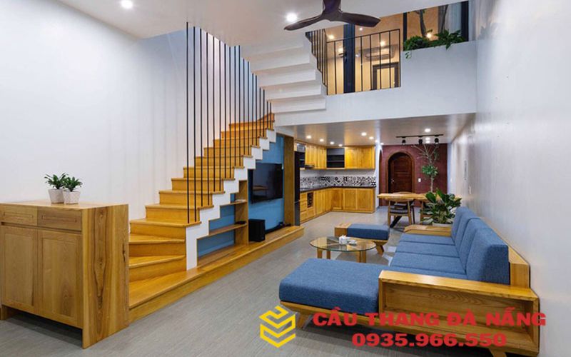 Giới thiệu về các mẫu cầu thang dọc nhà đẹp, được ưa chuộng hiện nay