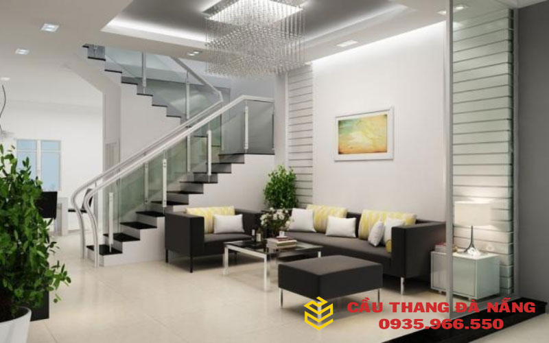 Mẫu cầu thang chữ U mang vẻ đẹp ấn tượng 