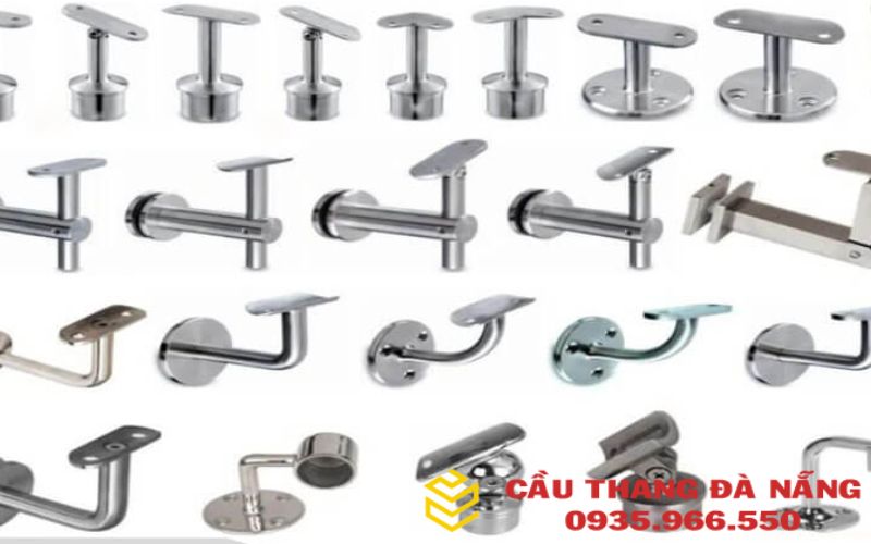 Những phụ kiện cần thiết khi sử dụng mẫu cầu thang kính 