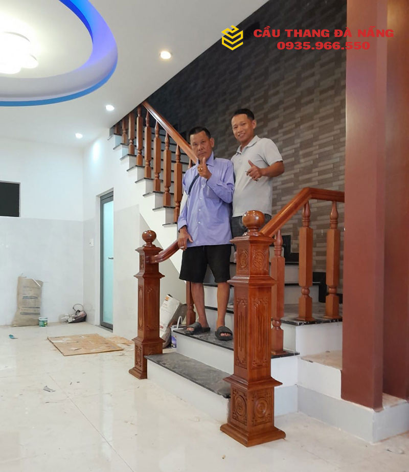 Thi công cầu thang huyện Hòa Vang Đà Nẵng