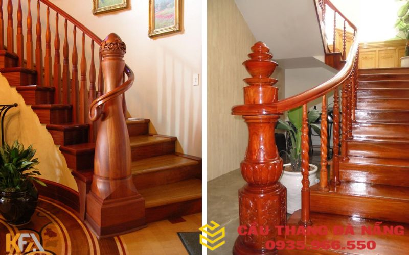 Mẫu trụ đề ba tạo điểm nhấn cho toàn bộ ngôi nhà 
